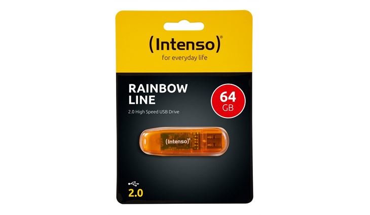 Intenso USB Stick - 64 GB - Rainbow Line